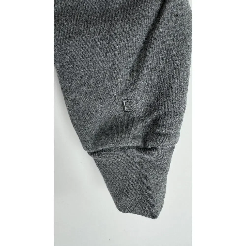Everlane The Track Organic Cotton Hoodie Pullover Mens Small Heather Grey New